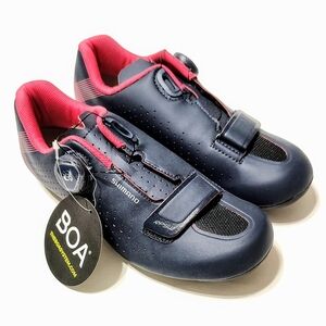 Shimano SH-RP501 Women's Road Cycling Shoe EU 39 US 7.2 Navy Red